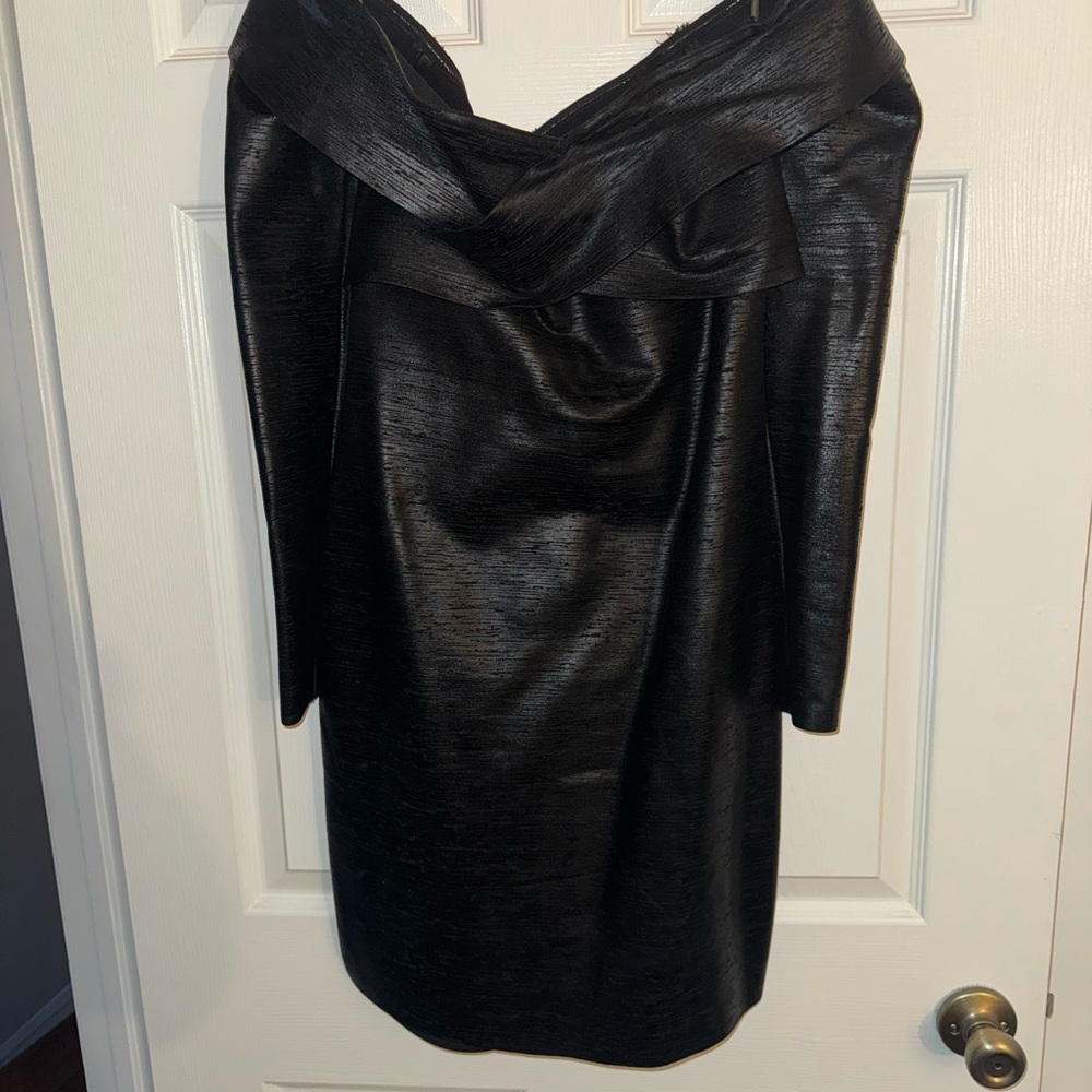 Elegant Black Off-Shoulder Dress